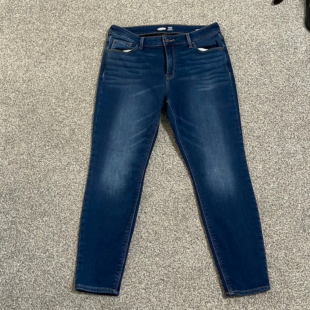 Old Navy Rockstar Super Skinny High Waist Built in Warm size 12P